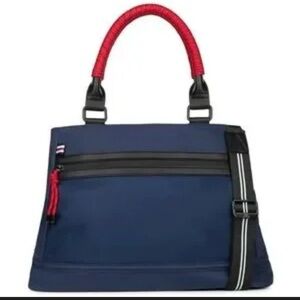 The Mouflon Andromeda Satchel Navy Technical Fabric Structured Bag NWT